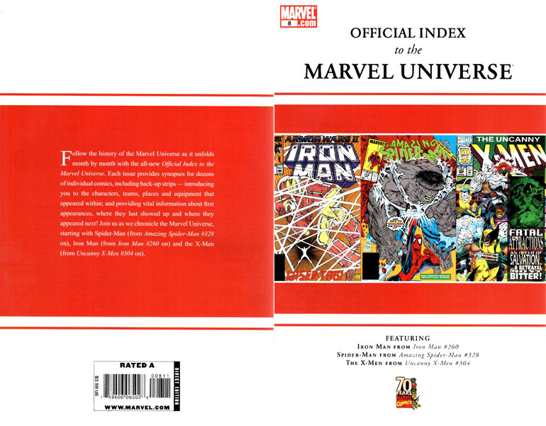 Official Index of the Marvel Universe (série VO) - Comics VF