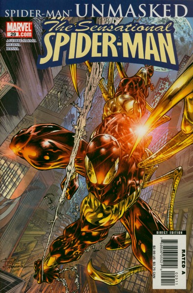 Sensational Spider Man. Spider-Man Unmasked - The